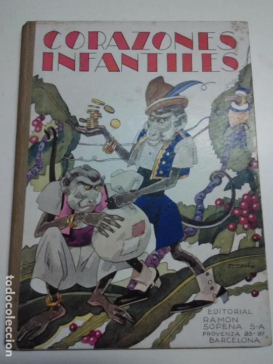 Libros antiguos: Corazones infantiles. Ramon Sopena - Foto 1