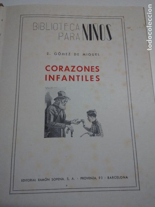 Libros antiguos: Corazones infantiles. Ramon Sopena - Foto 2