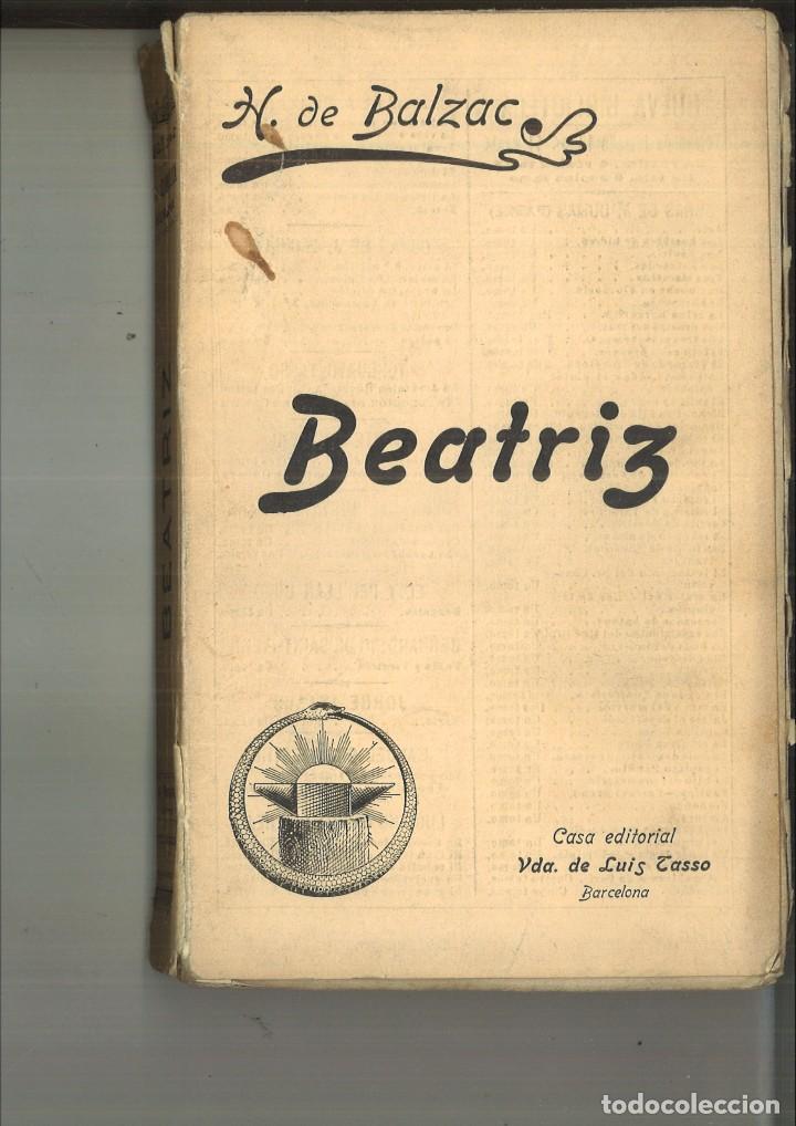 Libros antiguos: BEATRIZ. H. de Balzac - Foto 1