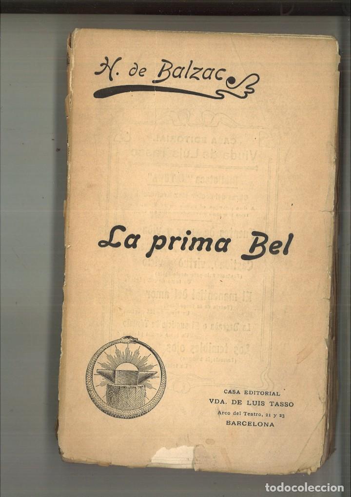 Libros antiguos: LA PRIMA BEL. H. de Balzac - Foto 1