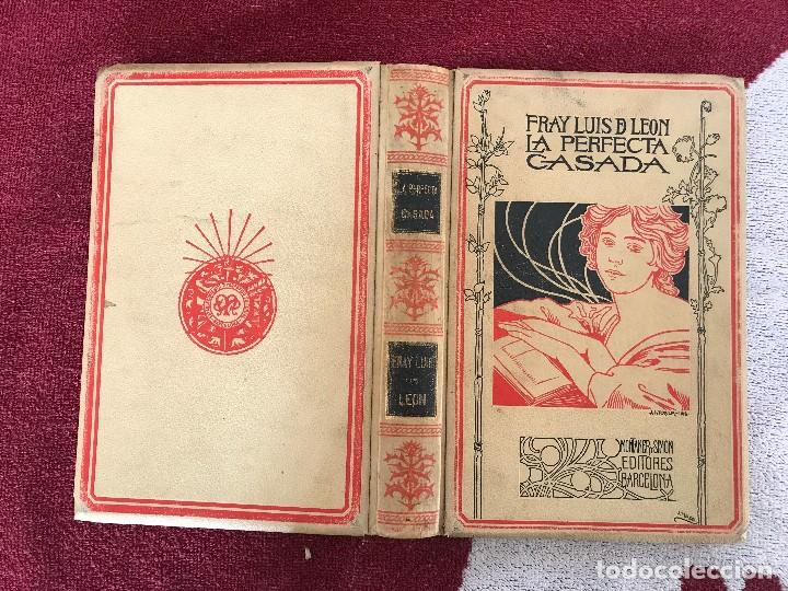 Libros antiguos: Fray Luis de Le&oacute;n. La Perfecta Casada. Montaner y Sim&oacute;n. 1898. - Foto 1