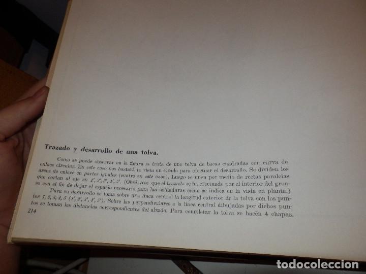 Libros antiguos: trazados fundamentales de caldereria - Foto 3