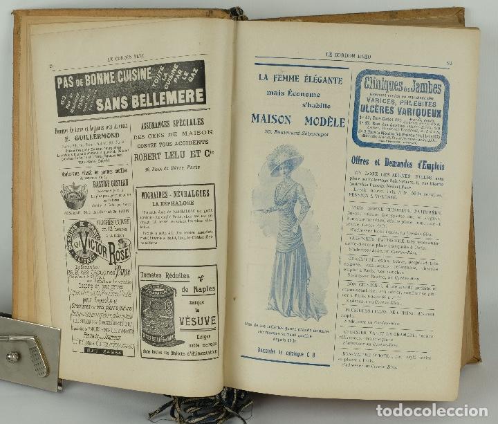 Libros antiguos: Le Cordon Bleu a&ntilde;os 1908, 1909 y 1910 - Foto 8