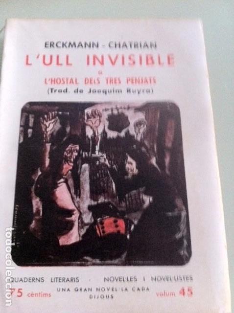 Libros antiguos: LULL INVISIBLE. Erckmann-Chatrian. - Foto 1
