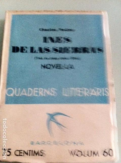 Libros antiguos: INES DE LAS SIERRAS. Charles Nodier. - Foto 1