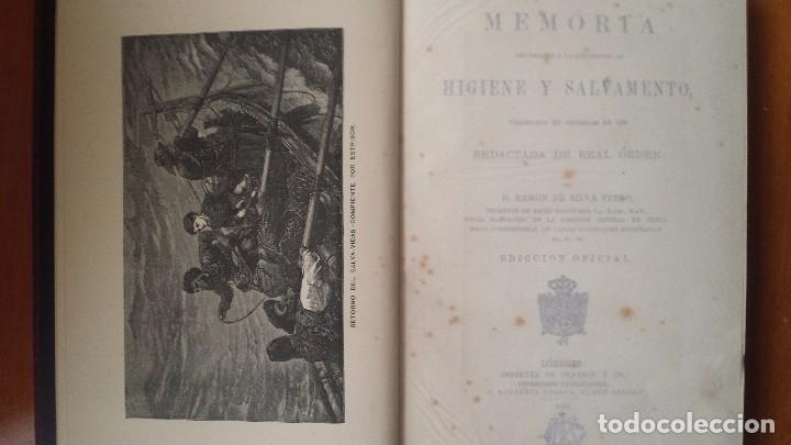Livres anciens: Memoria Higiene y Salvamento Mar&iacute;timo. Exposici&oacute;n de Bruselas 1876.