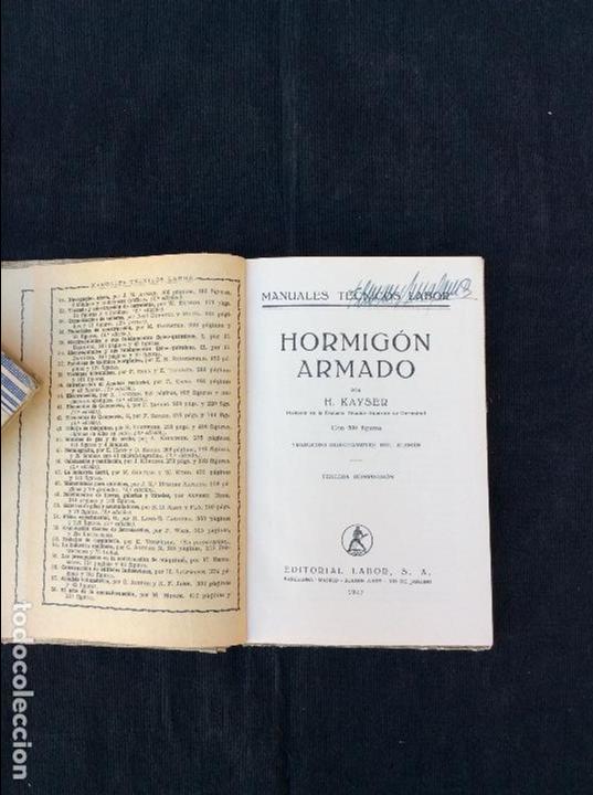 Libros antiguos: Hormig&oacute;n armado - Foto 3