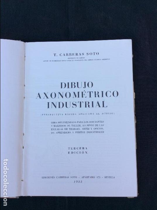 Libros antiguos: Dibujo axonometrico industrial - Foto 3