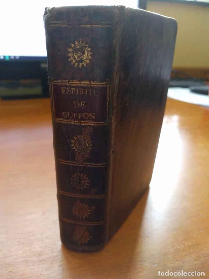 Libros antiguos: Esp&iacute;ritu del Conde de Buffon. 1798 - Foto 1