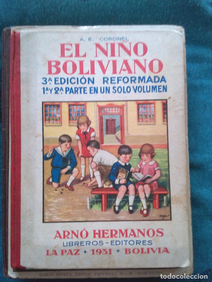 Libros antiguos: El ni&ntilde;o boliviano. A. E. Coronel - Foto 1