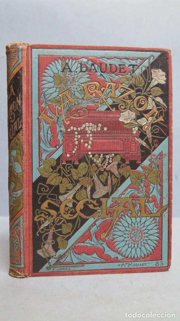 Libros antiguos: 1883.- LA RAZON SOCIAL. A. DAUDET - Foto 1