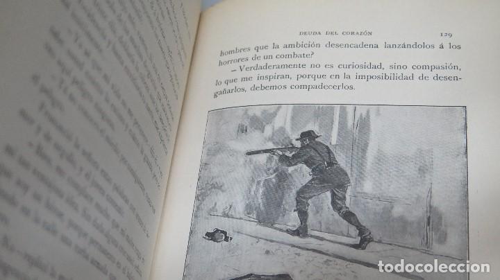 Libros antiguos: 1909.- DEUDA DEL CORAZ&Oacute;N. EL &Aacute;NGEL DE LA GUARDA. JOSE SELGAS - Foto 3