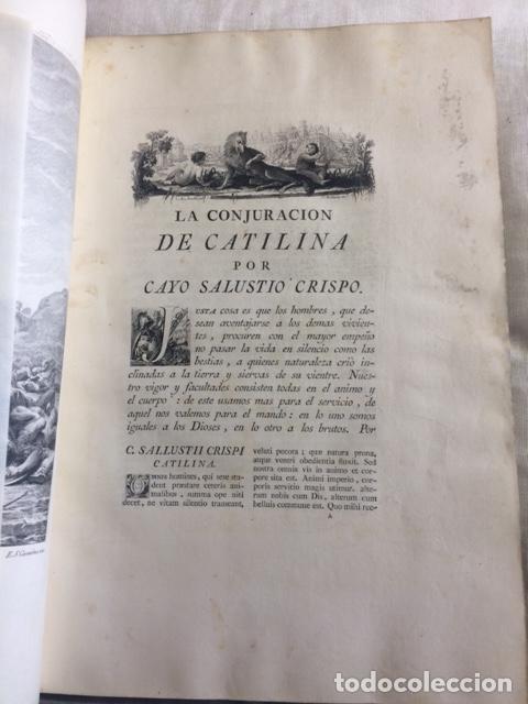 Libros antiguos: Salustio de Ibarra 1772 - Foto 8