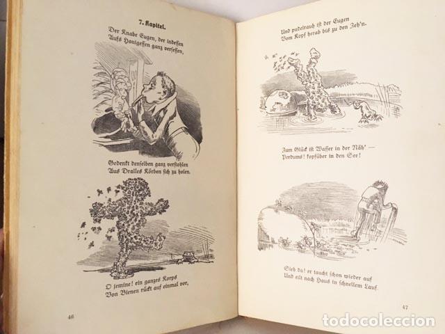 Libros antiguos: W. Busch : Schnurrdiburr oder Die Bienen.  (ed. original alemana - Foto 4