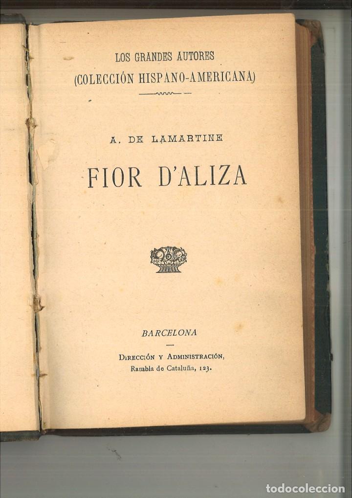 Libros antiguos: FIOR DALIZA. A. de Lamartine - Foto 1