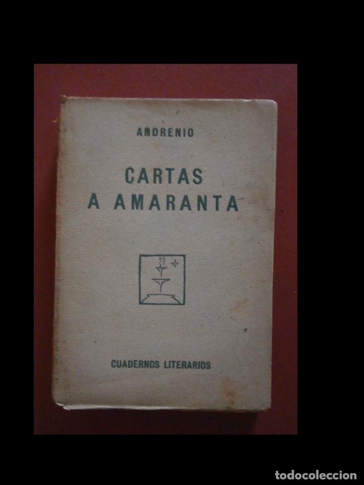 Libros antiguos: Cartas a Amaranta. Andrenio - Foto 1