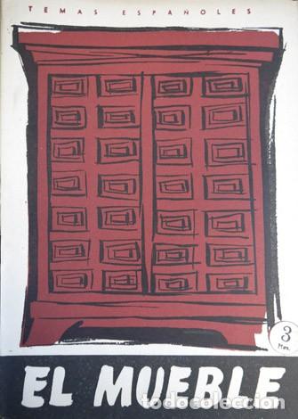 Libros antiguos: CANDAMO, Luis G. de.  El Mueble. 1958. - Foto 1