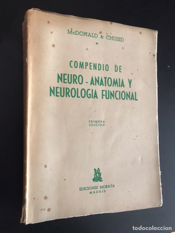 Libros antiguos: McDonald & Chusid. Compendio de Neuro-Anatom&iacute;a y neurolog&iacute;a funcional - Foto 1