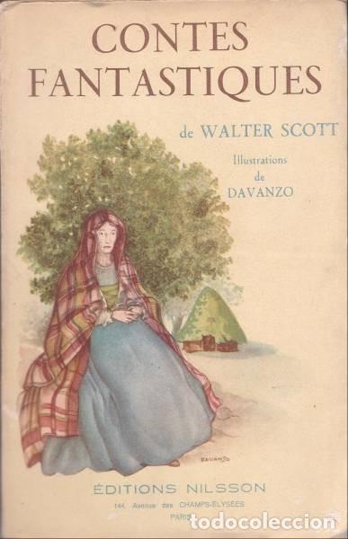 Libros antiguos: Walter SCOTT: Contes fantastiques. illustrations de Davanzo - Foto 1