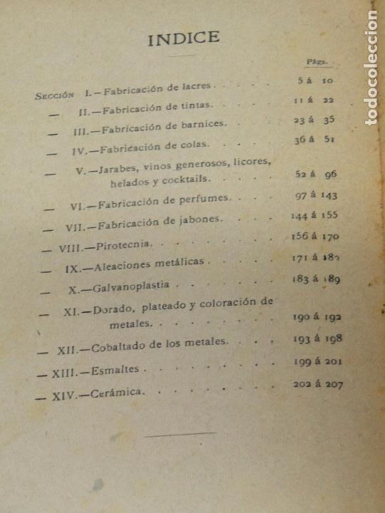 Libros antiguos: MODERNO FORMULARIO DE ARTES Y OFICIOS. - S. ROBERT - Foto 4