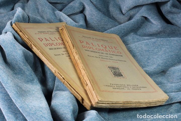 Libros antiguos: Libro Palique Diplom&aacute;tico. Dos tomos. 1928 - Foto 1