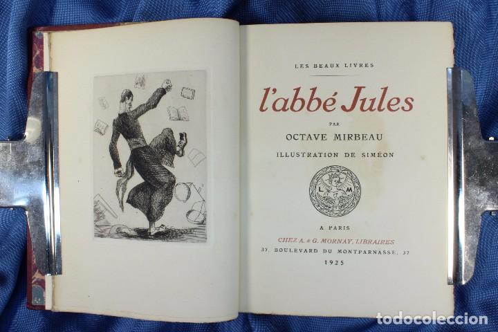 Libros antiguos: Libro LAbb&eacute; Jules. El abad jules. Octave Mirbeau. Sim&eacute;on. 1925 - Foto 2