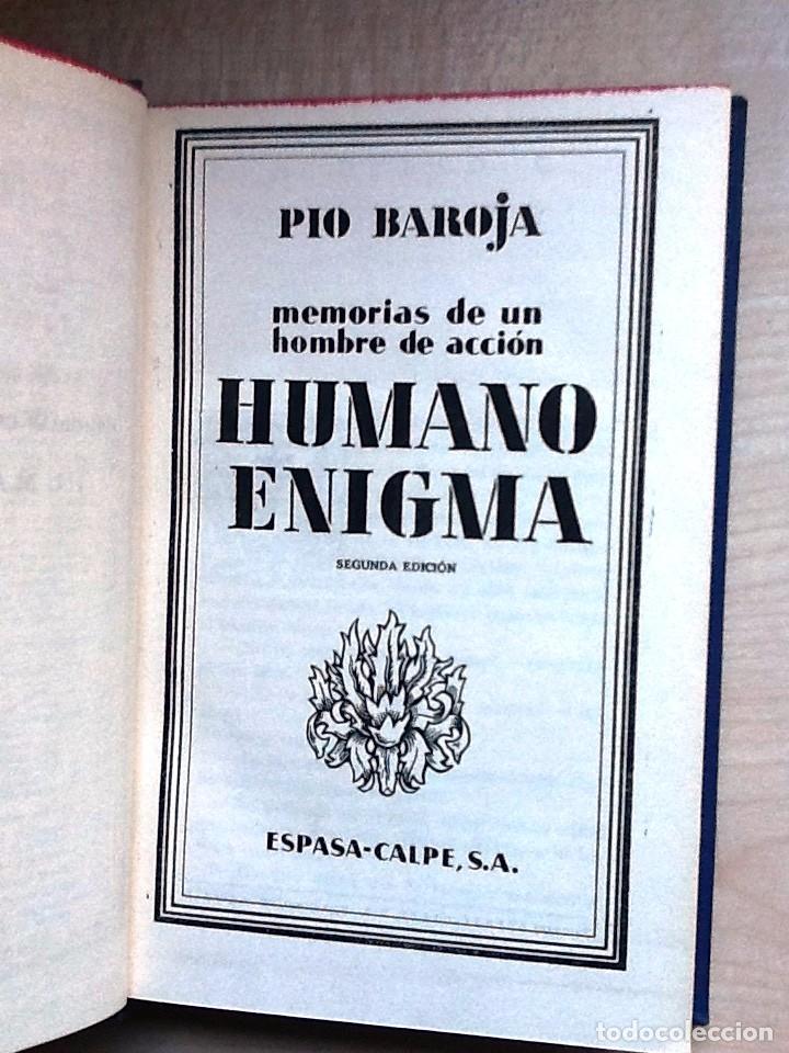 Libros antiguos: HUMANO ENIGMA  PIO BAROJA 1935 . exlibris - Foto 2