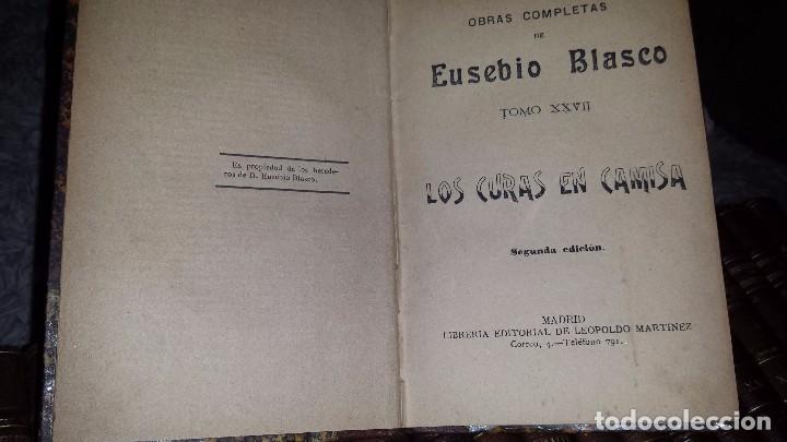 Libros antiguos: Obras Completas de Eusebio Blasco. 27 tomos (1903-1906) - Foto 3