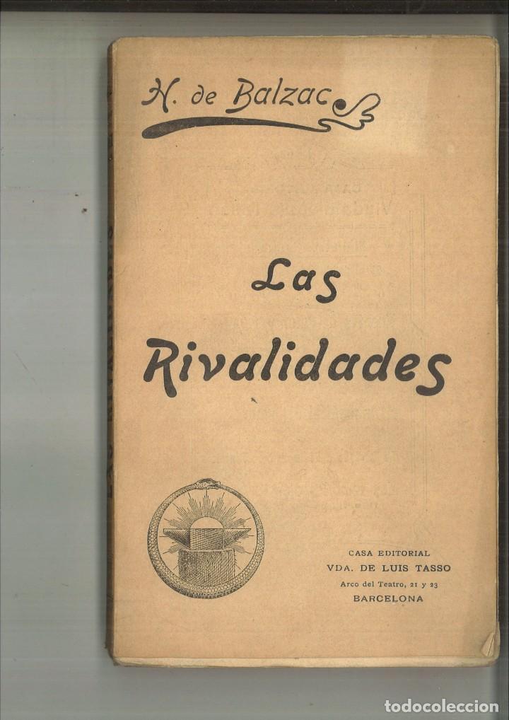 Libros antiguos: LAS RIVALIDADES. H. de Balzac - Foto 1