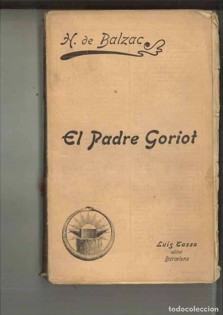 Libros antiguos: EL PADRE GORIOT. H. de Balzac - Foto 1