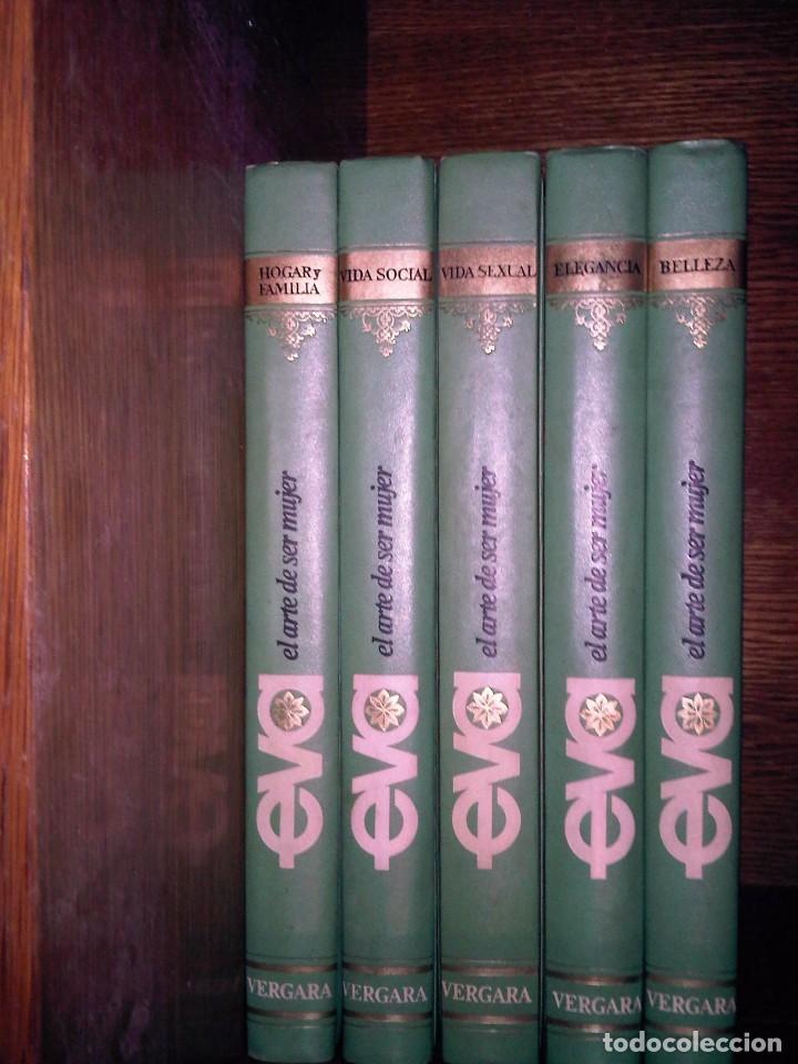 Libros antiguos: EVA, EL ARTE DE SER MUJER, 5 TOMOS - Foto 1