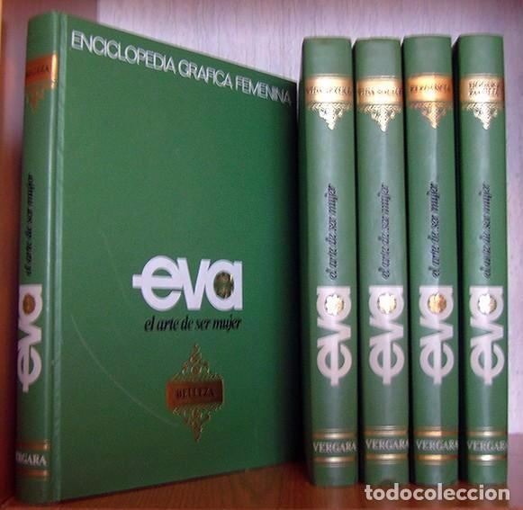 Libros antiguos: EVA, EL ARTE DE SER MUJER, 5 TOMOS - Foto 2