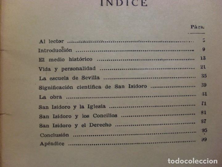 Libros antiguos: SAN ISIDORO DE SEVILLA / Manuel Ballesteros / 1936 - Foto 3