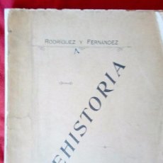 Libros antiguos: PREHISTORIA ENSAYO DE MEMORIZACIÓN. Lote 102608959
