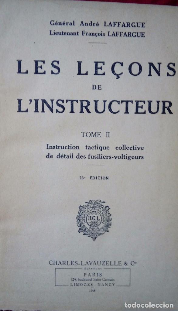 Libros antiguos: Les lecons de lintructeur - Foto 2