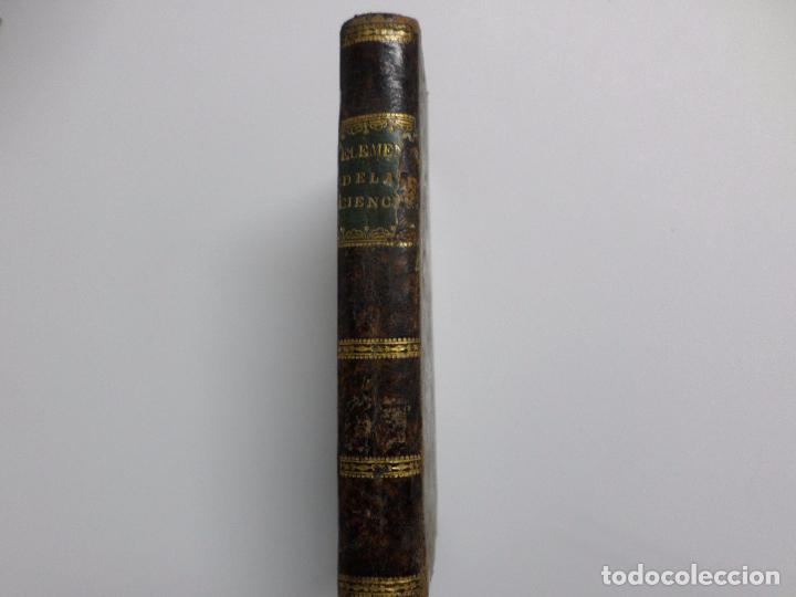 Libros antiguos: LIBRO ELEMENTOS DE LAS CIENCIAS A&Ntilde;O 1825 - Foto 1
