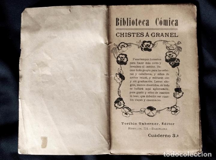 Libros antiguos: BIBLIOTECA COMICA, CUADERNO 3&ordm; | TORIBIO TABERNER, EDITOR - Foto 2