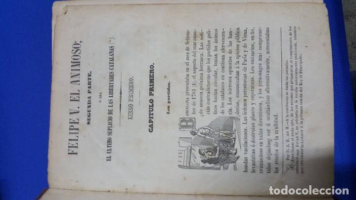 Libros antiguos: Dos libros felipe v el animoso. - Foto 3