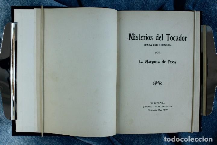 Libros antiguos: Libro Misterios del Tocador (para ser hermosa). Marquesa Passy. - Foto 4