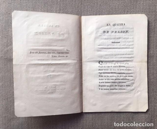 Libros antiguos: Fern&aacute;ndez de Morat&iacute;n, Leandro (pseud&oacute;nimo Inarco Celenio), La sombra de Nelson (1805) - Foto 2