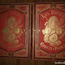 Libros antiguos: LOS DIOSES DE GRECIA Y ROMA. MITOLOGÍA GRECO-ROMANA. VÍCTOR GEBHARDT. 1880 (2 VOL). Lote 103434391