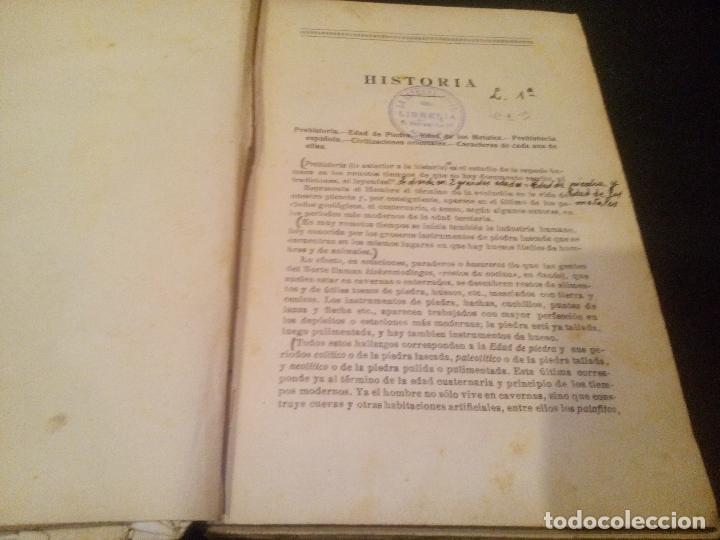 Libros antiguos: historia universal de espa&ntilde;a con programa - Foto 4