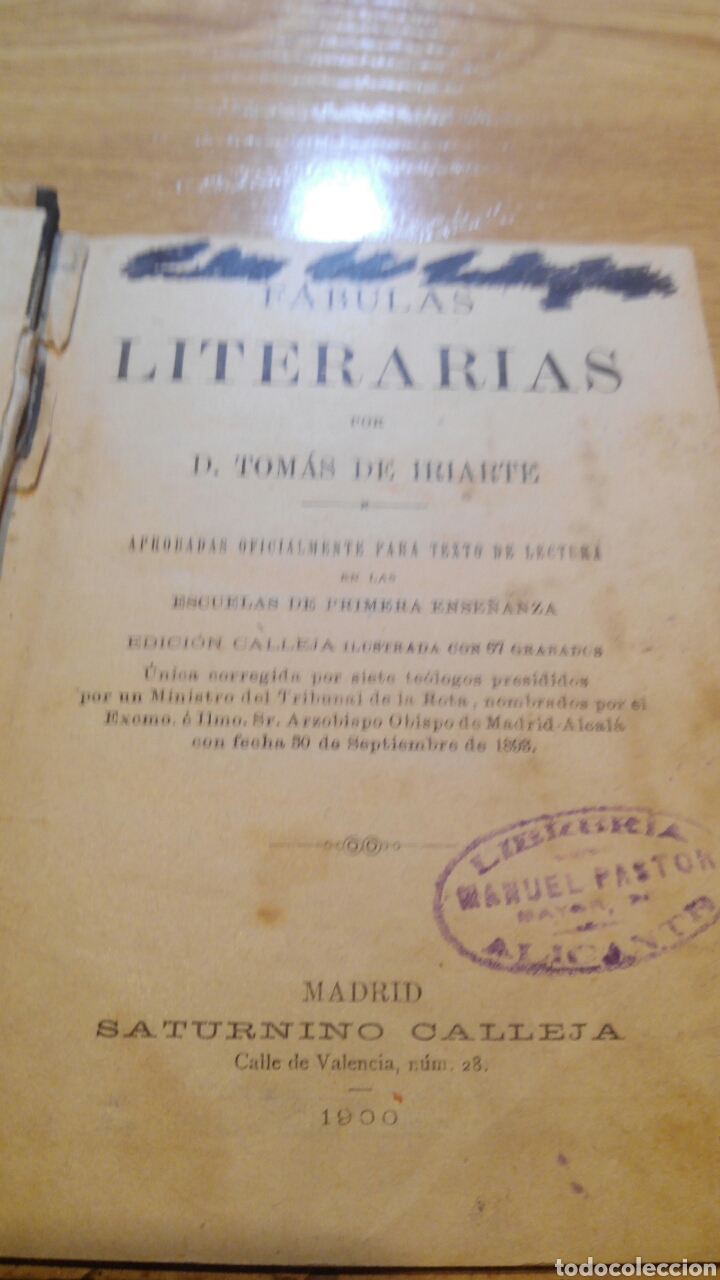 Libros antiguos: F&aacute;bulas de Iriarte 1900 - Foto 3