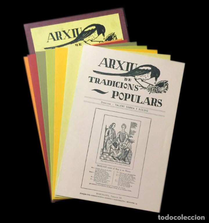 Libros antiguos: ARXIU DE TRADICIONS POPULARS - Foto 2