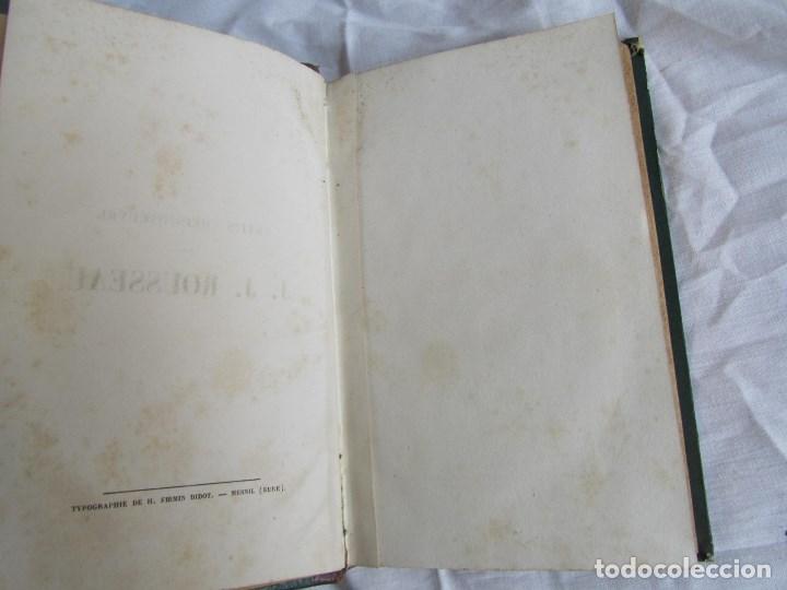 Libros antiguos: J.J. Rousseau Petits Chefs-Douvre 1861 En franc&eacute;s - Foto 7