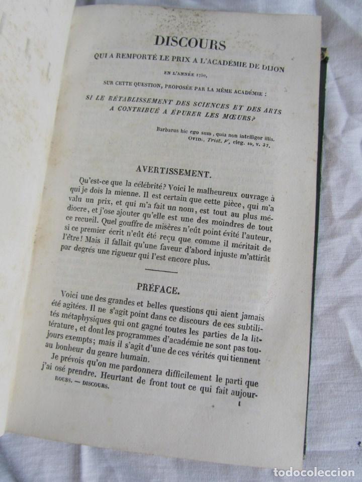Libros antiguos: J.J. Rousseau Petits Chefs-Douvre 1861 En franc&eacute;s - Foto 10