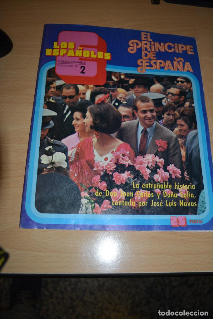 Libri antichi: LOS ESPA&Ntilde;OLES.FASCICULO 2.EL PRINCIPE DE ESPA&Ntilde;A 1972