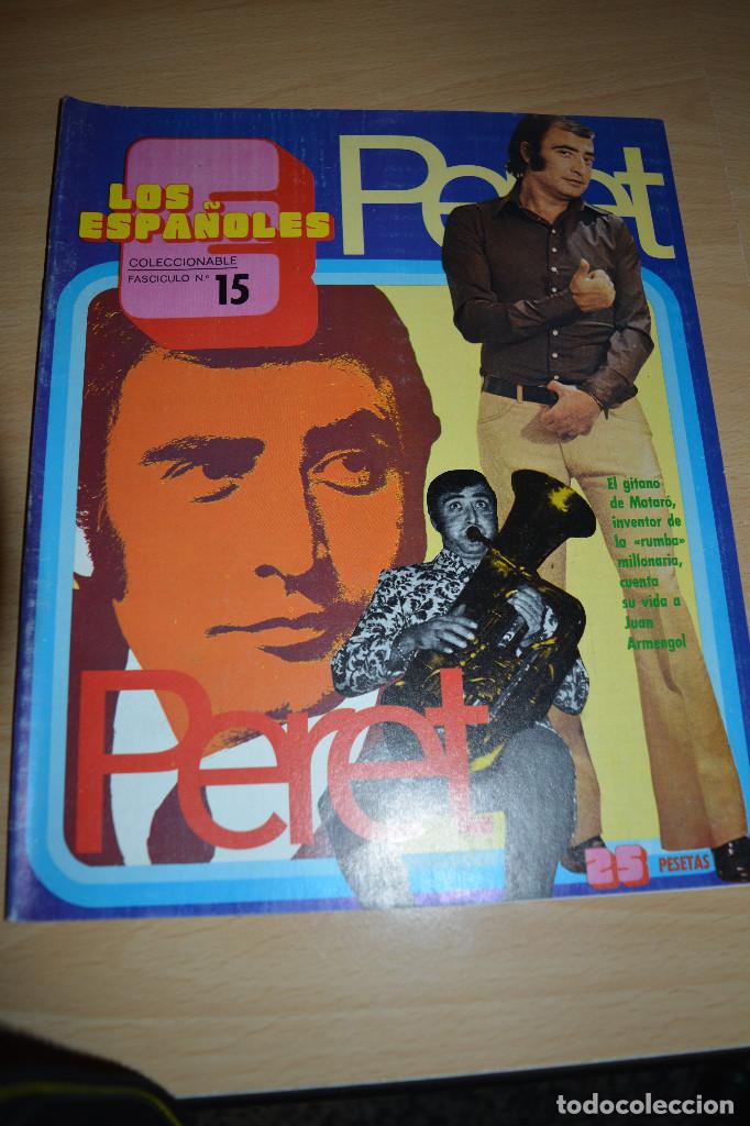 Libri antichi: LOS ESPA&Ntilde;OLES.FASCICULO 15 PERET 1972