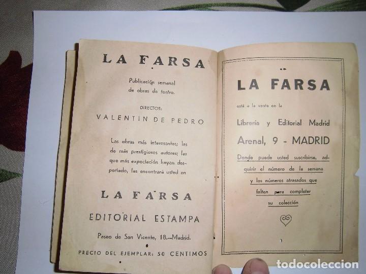 Libros antiguos: librito de comedia, el millonario y la bailarina - Foto 4