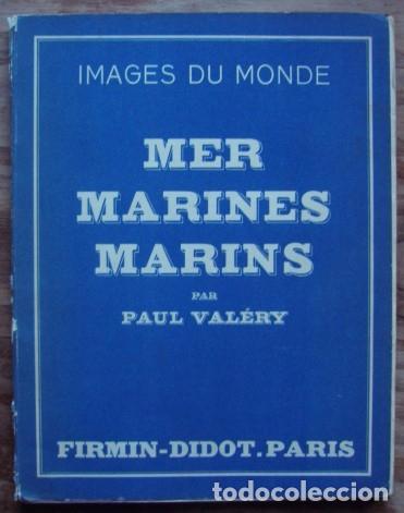 Libros antiguos: Mer, marines, marins - VALERY, Paul - Foto 1
